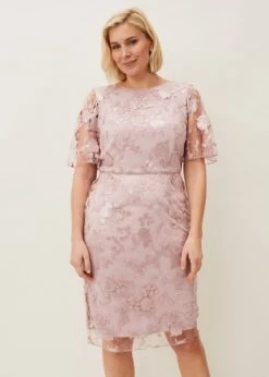 Harlow Sequin Lace Dress -Floral Und Chic 205070994 03 harlow sequin lace dress