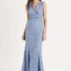 Paola Lace Fishtail Dress -Floral Und Chic 205327198 01 paola lace fishtail dress
