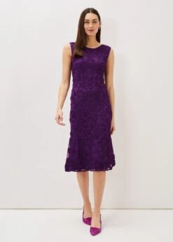 Orelia Tapework Lace Dress -Floral Und Chic 205534700 03 orelia tapework lace dress