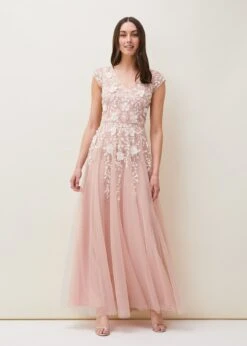 Henriette Flower Maxi Dress