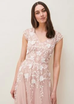 Henriette Flower Maxi Dress -Floral Und Chic 206231319 04 henriette flower maxi dress