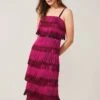 Katalina Dip Dye Fringe Dress