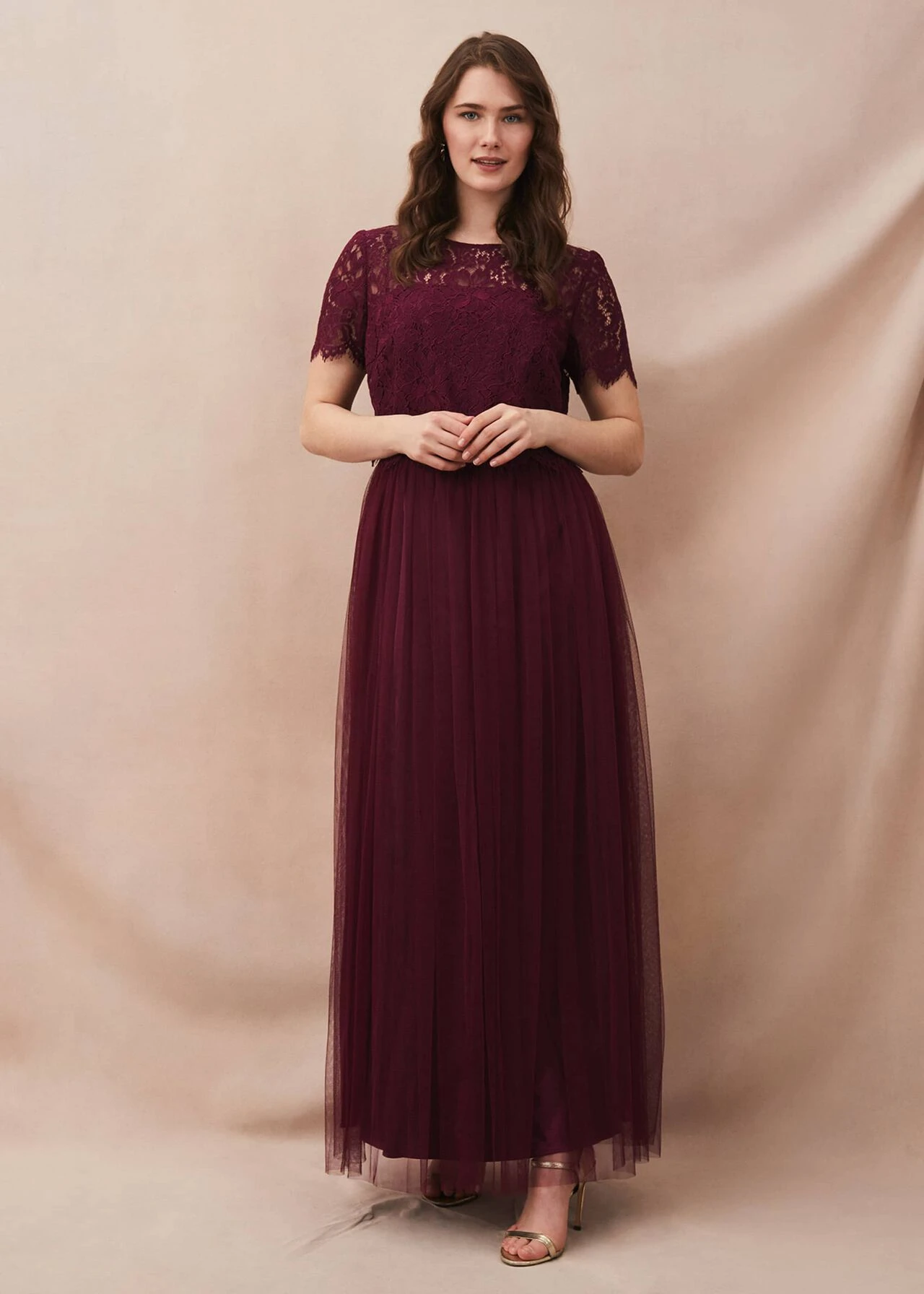 Kiera Lace Tulle Maxi Dress 3 Kiera Lace Tulle Maxi Dress