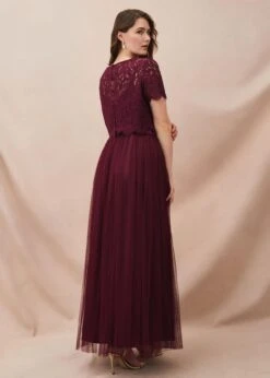 Kiera Lace Tulle Maxi Dress 10 Kiera Lace Tulle Maxi Dress -Floral Und Chic 208727720 02 kiera lace tulle maxi dress