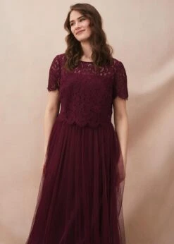 Kiera Lace Tulle Maxi Dress 11 Kiera Lace Tulle Maxi Dress -Floral Und Chic 208727720 03 kiera lace tulle maxi dress