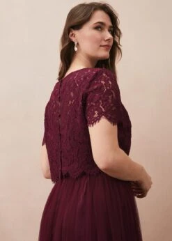 Kiera Lace Tulle Maxi Dress 14 Kiera Lace Tulle Maxi Dress -Floral Und Chic 208727720 06 kiera lace tulle maxi dress