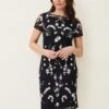 Floris Embroidered Shift Dress -Floral Und Chic 208771287 01 floris embroidered shift dress