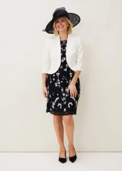 Floris Embroidered Shift Dress -Floral Und Chic 208771287 05 floris embroidered shift dress