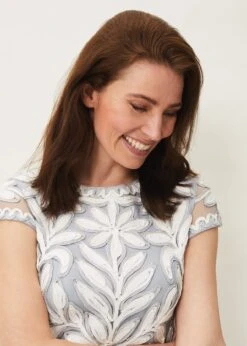 Isobel Tapework Lace Fitted Dress -Floral Und Chic 208933927 04 isobel tapework lace fitted dress