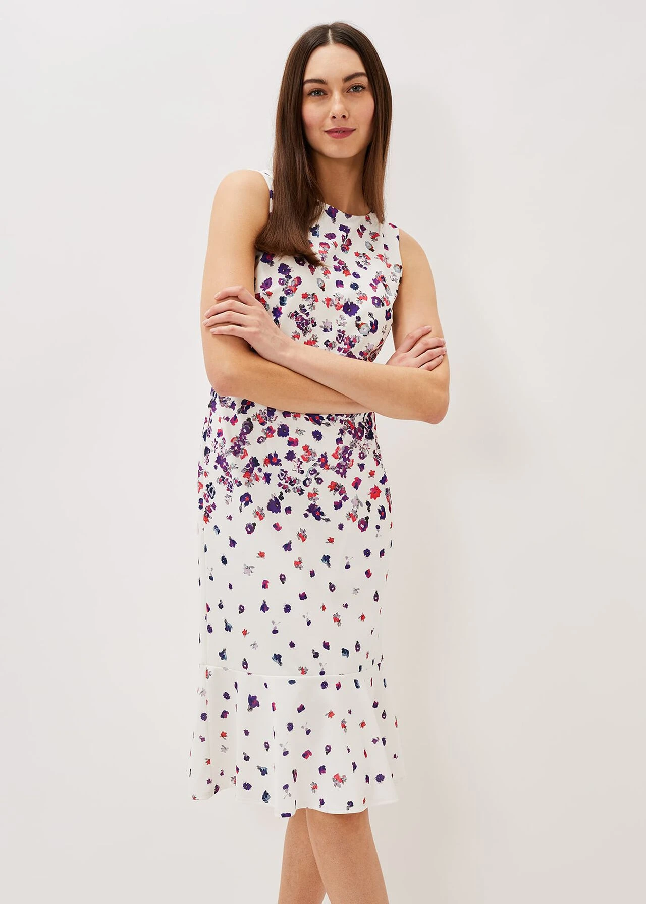 Dahlia Ditsy Floral Fitted Dress 3 Dahlia Ditsy Floral Fitted Dress