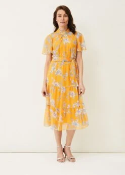 Emmalyn Tiered Georgette Dress -Floral Und Chic 220084941 03 emmalyn tiered georgette dress