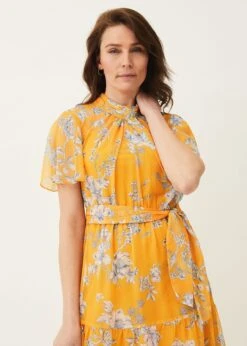 Emmalyn Tiered Georgette Dress -Floral Und Chic 220084941 04 emmalyn tiered georgette dress