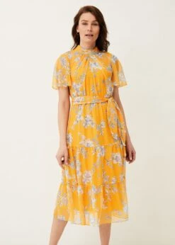 Emmalyn Tiered Georgette Dress -Floral Und Chic 220084941 05 emmalyn tiered georgette dress