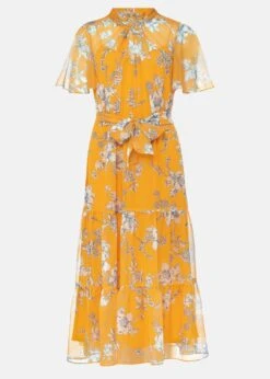 Emmalyn Tiered Georgette Dress -Floral Und Chic 220084941 99 emmalyn tiered georgette dress