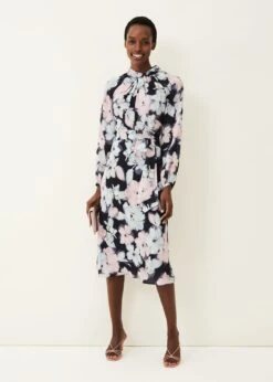 Ella Floral Print Dress -Floral Und Chic 220348466 05 ella floral print dress
