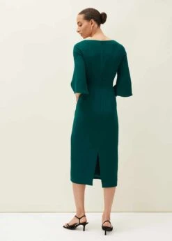 Layla Bow Midi Dress -Floral Und Chic 220381832 02 layla bow midi dress