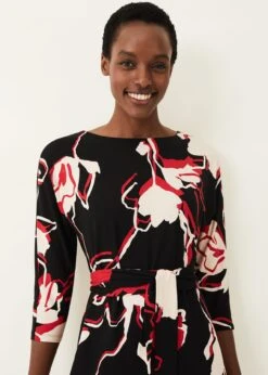 Jetta Marble Print Dress 11 Jetta Marble Print Dress -Floral Und Chic 220386050 04 jetta marble print dress