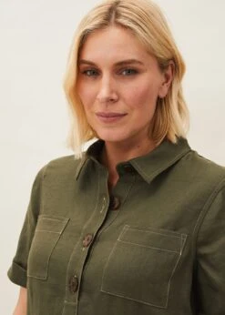 Kathy Linen Dress -Floral Und Chic 220407507 04 kathy linen dress