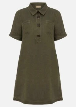 Kathy Linen Dress -Floral Und Chic 220407507 99 kathy linen dress