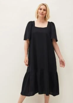 Claria Linen Midi Dress -Floral Und Chic 220453050 03 claria linen midi dress