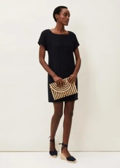 Starla Textured Tunic Dress -Floral Und Chic 220457351 03 starla textured tunic dress