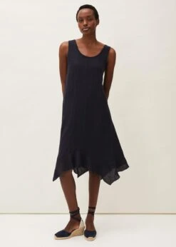 Beverly Linen Swing Dress -Floral Und Chic 220516351 03 beverly linen swing dress