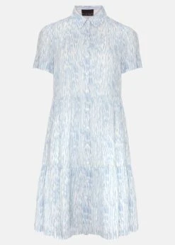 Penele Brushstroke Print Shirt Dress -Floral Und Chic 220521408 99 penele brushstroke print shirt dress