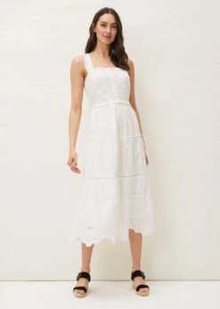 Ellie Broderie Midi Dress -Floral Und Chic 220537055 03 ellie broderie midi dress