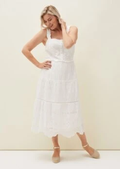 Ellie Broderie Midi Dress -Floral Und Chic 220537055 06 ellie broderie midi dress