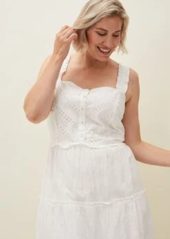 Ellie Broderie Midi Dress -Floral Und Chic 220537055 07 ellie broderie midi dress