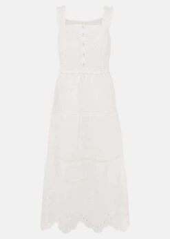 Ellie Broderie Midi Dress -Floral Und Chic 220537055 99 ellie broderie midi dress