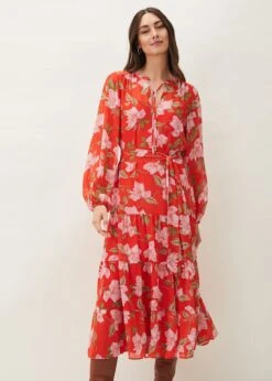 Philippa Floral Chiffon Maxi Dress -Floral Und Chic 220558460 03 philippa floral chiffon maxi dress