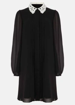 Norah Collar Detail Swing Dress -Floral Und Chic 220591050 99 norah collar detail swing dress