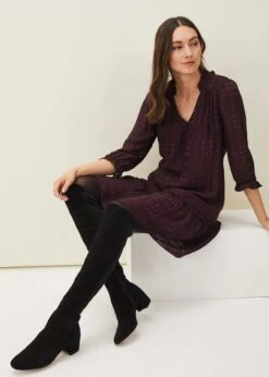 Tansy Ruffle Swing Dress -Floral Und Chic 220597838 05 tansy ruffle swing dress