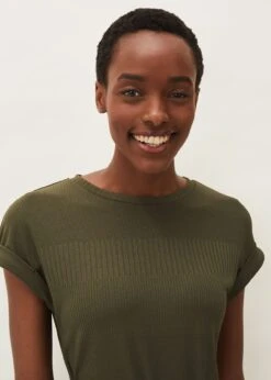 Yazmina Ribbed Jersey Midi Dress -Floral Und Chic 220610507 04 yazmina ribbed jersey midi dress