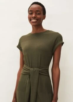 Yazmina Ribbed Jersey Midi Dress -Floral Und Chic 220610507 05 yazmina ribbed jersey midi dress