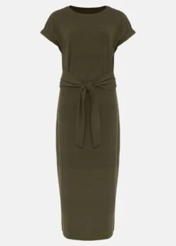 Yazmina Ribbed Jersey Midi Dress -Floral Und Chic 220610507 99 yazmina ribbed jersey midi dress