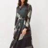 Alaina Print Shirt Dress -Floral Und Chic 220622493 01 alaina print shirt dress