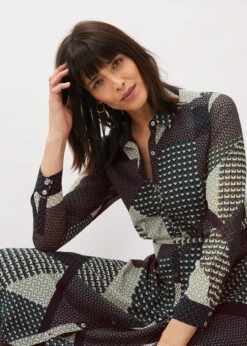 Alaina Print Shirt Dress -Floral Und Chic 220622493 05 alaina print shirt dress