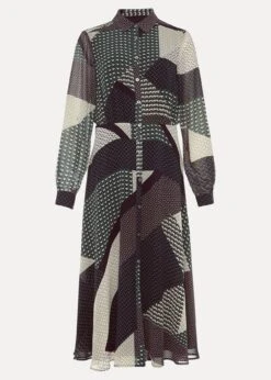 Alaina Print Shirt Dress -Floral Und Chic 220622493 99 alaina print shirt dress