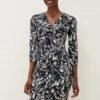 Bryony Abstract Print Jersey Dress -Floral Und Chic 220653000 01 bryony abstract print jersey dress
