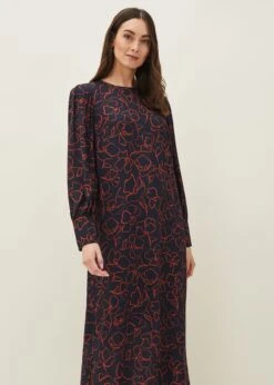 Cosmo Abstract Print Midi Dress 10 Cosmo Abstract Print Midi Dress -Floral Und Chic 220666261 03 cosmo abstract print midi dress