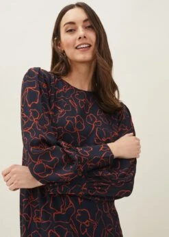 Cosmo Abstract Print Midi Dress 11 Cosmo Abstract Print Midi Dress -Floral Und Chic 220666261 04 cosmo abstract print midi dress