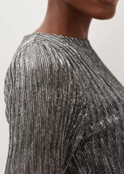 Alix Plisse Midi Dress -Floral Und Chic 220679065 05 alix plisse midi dress