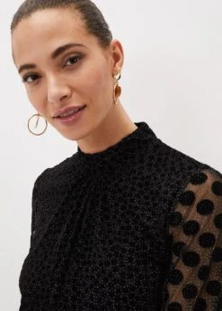 Sevina Spot Tunic Dress -Floral Und Chic 220681050 04 sevina spot tunic dress