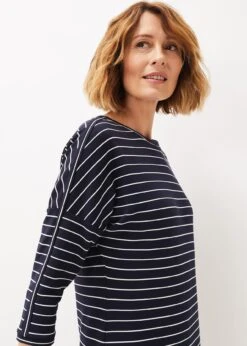 Cecile Stripe Midi Jersey Dress -Floral Und Chic 220709287 04 cecile stripe midi jersey dress