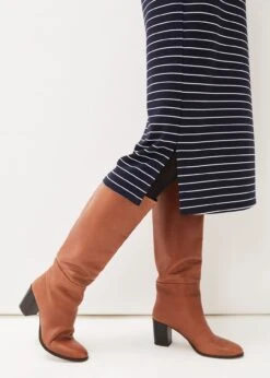 Cecile Stripe Midi Jersey Dress -Floral Und Chic 220709287 05 cecile stripe midi jersey dress