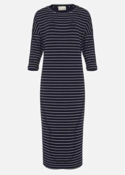 Cecile Stripe Midi Jersey Dress -Floral Und Chic 220709287 99 cecile stripe midi jersey dress