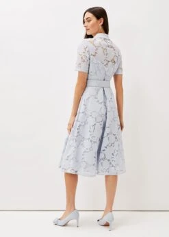 Floral Und Chic -Floral Und Chic 220710501 02 jaynie lace shirt dress