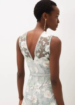 Aria Embroidered Fit And Flare Dress -Floral Und Chic 220712479 05 aria embroidered fit and flare dress